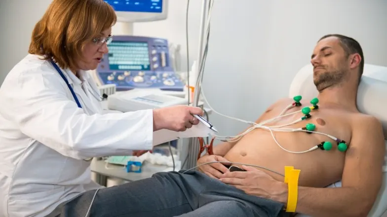 ecg test in hindi