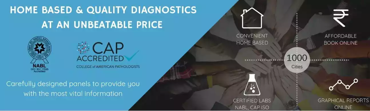 Home Based and Quality Diagnostics at an unbeatable price
